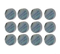 Lot de 12 points en ormeau vert 6 mm pour frettes de guitare, réparation de coque et décoration d'instruments à faire soi-même