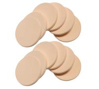 Lot de 12 pompons en éponge en latex - 55 x 7 mm - Couleur chair - Taille unique