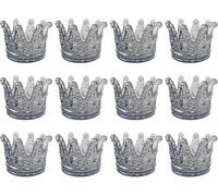Lot de 12 Porte-Bougies en Verre pour Mariage Dîner Romantique Centres De Table Décoration pour La Maison Fêtes Rebord De Fenêtre Décoration De Enterrement De Vie De Jeune Fille