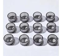 Lot de 12 Porte-Bougies en Verre pour Mariage Dîner Romantique Centres De Table Décoration pour La Maison Fêtes Rebord De Fenêtre Décoration De Enterrement De Vie De Jeune Fille