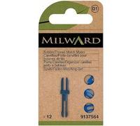 Lot de 12 Porte-canettes pour bobines de fils en plastique - Milward(...) - Marron Marron G