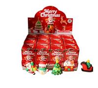 Lot de 12 porte-clés de Noël, Père Noël, arbre de neige, sac surprise, cadeau de Nouvel An