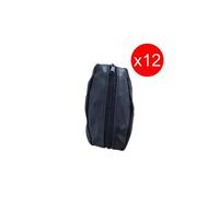 Lot de 12 porte monnaie homme grain de café en cuir Frederic Johns double compartiment