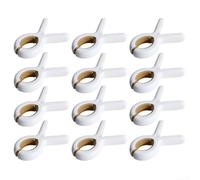 Lot de 12 porte-serviettes robustes avec coussinets antidérapants et ressorts résistants à la rouille pour serrer fermement les serviettes, couvertures et vêtements (petite taille, jaune)