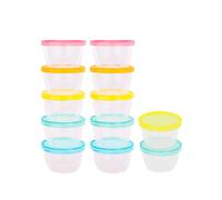 Lot de 12 pots de conservation badabowls multicolore TU