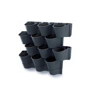 Lot De 12 Pots, Modulables, Anthracite