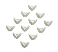 Lot de 12 protections d'angle phosphorescentes pour la sécurité des bébés, protections de bords de meubles en PVC pour tables et bureaux, pare-chocs souples avec lumière D (type papillon)