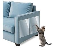 Lot de 12 protections de meubles anti-griffures de chat - Robuste, facile à appliquer et dissuasif pour les coins de canapé, les murs, les portes - avec 50 broches torsadées