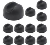 Lot de 12 protections de pieds en épingle à cheveux, convient pour tiges épaisses de 1,9 cm à 1,27 cm, capuchons en caoutchouc pour meubles, tables, chaises, patins de protection de sol