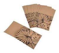 Lot de 12 Range-Couverts Fresh Green 19cm Naturel Beige G