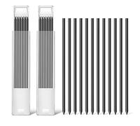Lot de 12 recharges de crayon de 2,8 mm pour crayons de charpentier et porte-mine à trou profond de 2,8 mm pour porte-mine à bec long (noir)