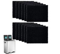 Lot de 12 recharges de filtre absorbant les odeurs pour poubelle Home Zone Living et cuisine, désodorisant au charbon actif, compatible avec les compartiments de contrôle des odeurs Home Zone Living