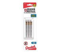 Lot de 12 recharges de gomme Pentel pour crayons m?caniques Blanc