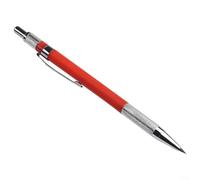 Lot de 12 recharges de porte-mines en métal pour soudage et traçage en acier argenté lumineux sur surfaces huileuses pour soudeur et utilisation industrielle