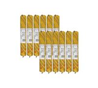 Lot de 12 recharges mastic autonivelant SIKA Sikaflex PRO 3 SL - Gris béton - 600ml