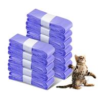 Lot de 12 recharges pour litière pour chat, anneaux de recharge compatibles avec Litter Genie XL & LitterLocker, LitterLocker II, sans cartouche (violet)