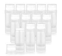 Lot de 12 récipients vides en plastique pour déodorant, rouge à lèvres, crayons, chapstick, crème solaire, cosmétiques, 60 ml