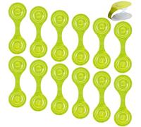 Lot de 12 réflecteurs magnétiques pour enfants, 5 x 15 cm, réflecteurs réfléchissants pour une visibilité maximale, réflecteur de sécurité pour sac à dos, cartable, vêtements, veste, poussette