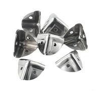 Lot de 12 renforts d'angle rétro en fer pour bagages, boîte en bois, valise de vol, raccord d'angle décoratif pour armoire, protection des bords, 4/8/12 pièces avec vis