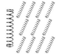 Lot de 12 ressorts de compression en acier inoxydable - 1,2 x 8 x 35 mm - Ressort de compression en alliage d'acier à ressort - Pour outils de remplacement et de réparation