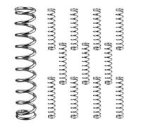 Lot de 12 ressorts de compression en acier inoxydable - 1 x 7 x 35 mm - Ressort de compression en alliage d'acier à ressort - Pour remplacement et réparation