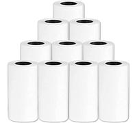 Lot de 12 rouleaux de papier thermique pour Tickets de Carte Bancaire 57 x 30 mm sans BPA Idéal pour PeriPage P1/P1S/P2/P2S Mini imprimante portative photo BT Imprimante Thermique Imprimante Memo