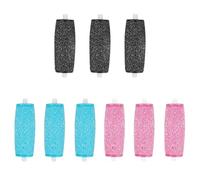 Lot de 12 Rouleaux de Remplacement, Pieds Remplacement Rouleaux Têtes Recharges, 3 Types de Rugosité, Pierre Ponce pour Pedicure Pied Electrique, Rape Pieds