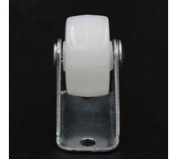 Lot de 12 roulettes de chaise robustes de 6,3 cm en polypropylène pour chaises de bureau, chariots et petites machines, roulettes de rechange pour sols durs