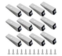 Lot de 12 roulettes fixes pour meubles, mini roulettes fixes avec vis, petites avec vis pour planche de transport, bureau, armoire, table, petits appareils