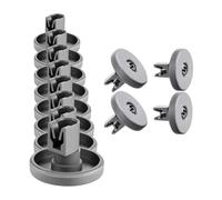 Lot de 12 roulettes for panier inférieur lave-vaisselle, compatibles avec les Electrolux et Zanussi
