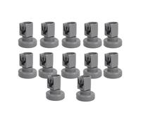 Lot De 12 Roulettes For Panier Supérieur De Lave-vaisselle, Compatibles Avec AEG/Electrolux/Favorit/Privileg/Zanussi, Pièces De Rechange For Kits De Roulettes Supérieures De Lave-vaisselle