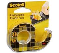 Lot de 12 Rubans adhésif double face 12mm x 6m, sur dévidoir, pour assemblage définitif, 665 G