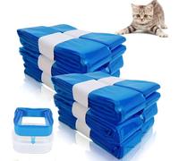 Lot de 12 Sac Poubelle Litière pour Chat | Compatible avec Tous Les Seaux à Couches, Compatible avec Seaux à Litière pour Chats