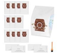 Lot de 12 Sacs à Poussière CO Compatibles avec Miele Pure CO Sac Aspirateur pour Guard M1 S8380 Flex Select Parquet XL Silence Performance Cat & Dog Series avec 4 Filtres d’évacuation Air Clean