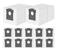 Lot de 12 sacs à poussière compatibles avec les aspirateurs Dreame L20/X30/X40/X50 Ultra Complete L10s/L10/L10s Pro/L40/L50/E30 Ul