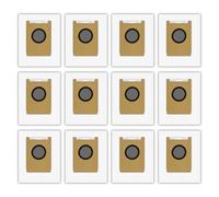 Lot de 12 sacs à poussière de rechange E20 pour aspirateur robot Eufy 3 en 1 E20 Station auto-vide, accessoires jetables, sacs filtrants