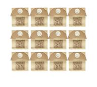 Lot de 12 sacs à poussière en papier compatibles avec Karcher A2000 A2004 A2014 A2024 A2054 A2074 S2500 WD2200 WD2210 WD2240