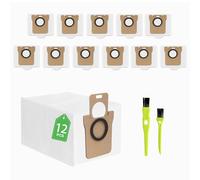 Lot de 12 sacs à poussière pour aspirateur Dreame L10s Ultra/Dreame S10, station de base, sac d'aspirateur, 2,5 l, grande capacité, kit d'accessoires