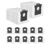 Lot de 12 Sacs à Poussière pour Aspirateur Dreame X40 Ultra/L10s Pro Ultra Heat/X30 Ultra/S30/S10,Sacs d'aspirateur de Rechange pour X40 Ultra