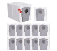 Lot de 12 Sacs à Poussière pour Aspirateur Roborock Q Revo/Qrevo Pro/Qrevo MaxV/Qrevo S/QV 35A/Qrevo master/Qrevo Slim/Qrevo Curv/Qrevo Curv S5X/Qrevo Edge/Saros 10R