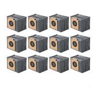 Lot de 12 sacs à poussière pour aspirateurs robotiques X10 Pro et Omni X8 Pro supportant un fonctionnement prolongé entre les remplacements
