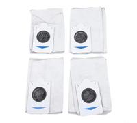 Lot de 12 sacs à poussière pour Ecovacs pour deebot T30S pour omni pour Pro Max - Filtre à charbon actif - Capacité de 3 l - Accessoires pour robot aspirateur (lot de 4)