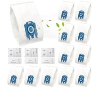Lot de 12 Sacs à Poussière Pure GN 3D Compatibles avec Miele Hyclean GN, pour Miele Classic C1 Complete C2 C3, S2, S5, S8 Serie Efficacité Sacs avec 3 Filtres d'évacuation d'air
