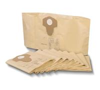 Lot de 12 sacs aspirateur 30L compatibles Parkside PWD 25, PWD 30, PNTS 23, PNTS 30, PNTS 1400 et PNTS 1500 (A1, A2, B1, B2, B3, C1, C4, D1, D5, E2, F2, H4) & Einhell TE-VC