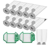 Lot de 12 sacs aspirateur pour Folletto VK7S sans fil VK7 FP7 FP7S avec 2 filtres moteur (12)