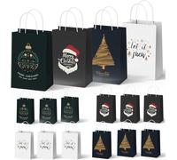 Lot De 12 Sacs Cadeaux Xxl Pour Les Cadeaux De Noël : Grands Sacs De Noël Idéaux