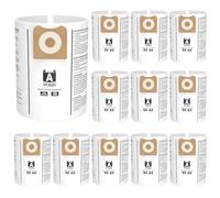 Lot de 12 sacs d'aspirateur 23743 VF3502 compatibles avec les aspirateurs Ridgid de 37 à 58 litres, sacs filtrants de rechange haute efficacité pour modèles WD1950 WD1956 WD1850 WD1851 RV2400HF WD1450