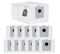 Lot de 12 sacs d'aspirateur à charbon actif pour robot aspirateur Ecovac s Deebot X8 PRO Omni / X8 OMNI / T50 PRO Omni / T50 MAX PRO Omni / T50 Omni, accessoires de sac d'aspirateur antibactérien 4 l