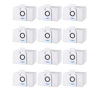 Lot de 12 Sacs d'aspirateur Accessoires pour Ecovacs Deebot X1 Omni / X1 e Omni/ T20 omni/T20e Omni Aspirateur, Sac À Poussière Pièces de Rechange, 3.2L Grande Capacité Sac Aspirateur pour DEEBOT