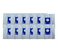 Lot de 12 sacs d'aspirateur compatibles avec AEG VX8-4-ECO, VX8 Öko Silence